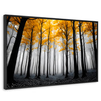 Cuadros Decorativos Canvas Revolution | Amarillo Silente | Rectangular | Portada | Marco Negro