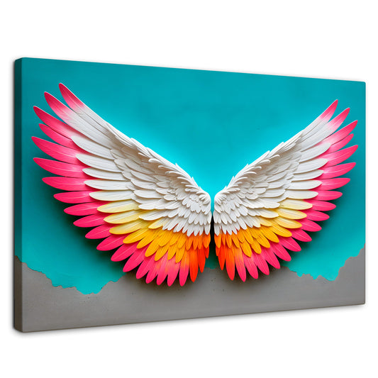 Cuadros Decorativos Canvas Revolution | Angel Alas De Paz | Rectangular | Portada | Marco SinMarco