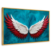 Cuadros Decorativos Canvas Revolution | Angel Vuelo Puro | Rectangular | Portada | Marco Dorado