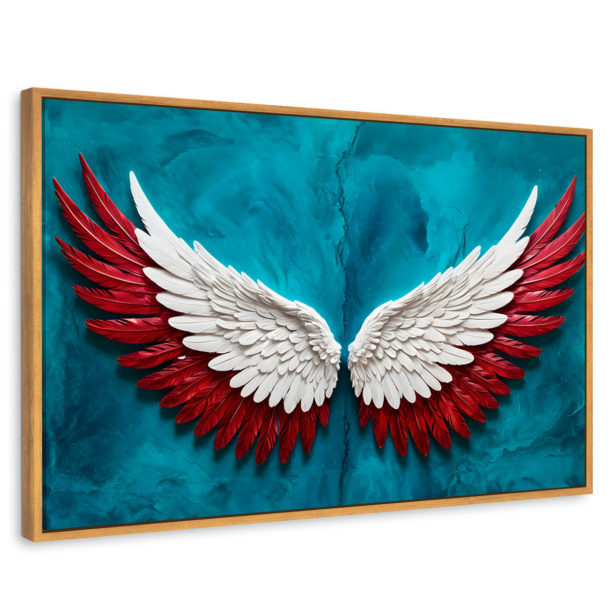 Cuadros Decorativos Canvas Revolution | Angel Vuelo Puro | Rectangular | Portada | Marco Madera