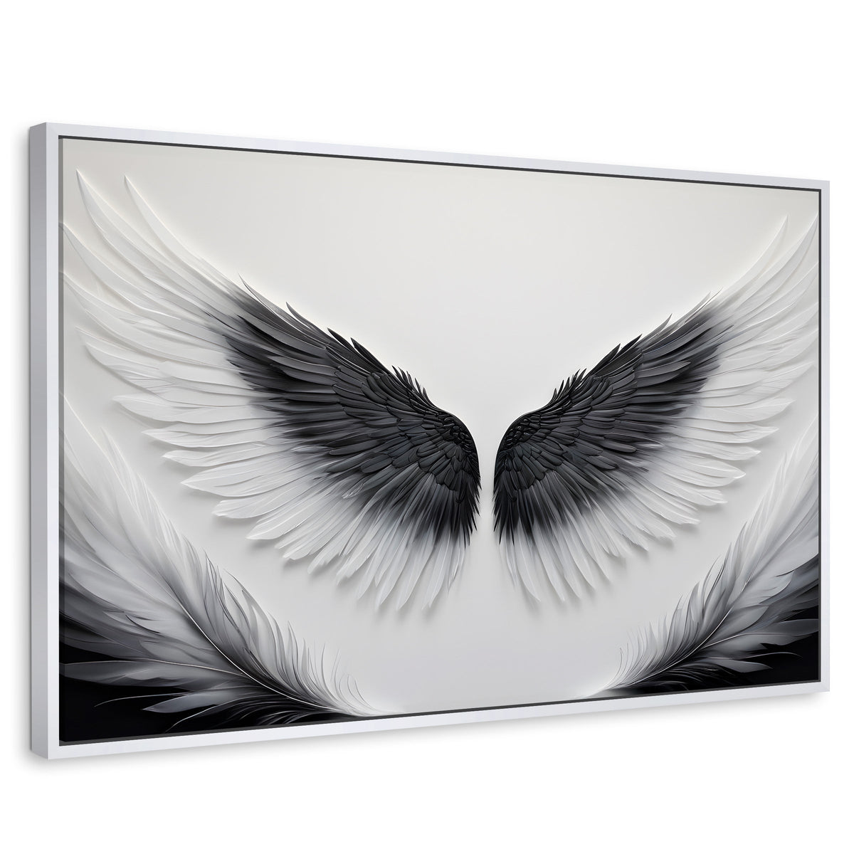 Cuadros Decorativos Canvas Revolution | Angel Vuelo Sagrado | Rectangular | Portada | Marco Blanco