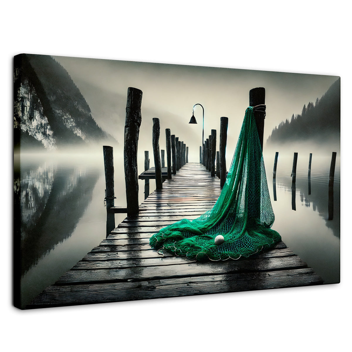 Cuadros Decorativos Canvas Revolution | Aqua En El Muelle | Rectangular | Portada | Marco SinMarco