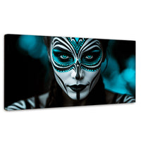 Cuadros Decorativos Canvas Revolution | Aqua En El Rostro | Panoramico | Portada | Marco SinMarco