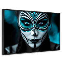 Cuadros Decorativos Canvas Revolution | Aqua En El Rostro | Rectangular | Portada | Marco Negro