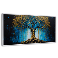 Cuadros Decorativos Canvas Revolution | Arbol Alma Dorada | Panoramico | Portada