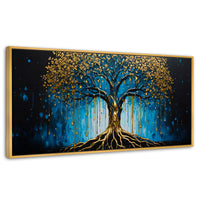 Cuadros Decorativos Canvas Revolution | Arbol Alma Dorada | Panoramico | Portada