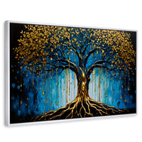 Cuadros Decorativos Canvas Revolution | Arbol Alma Dorada | Rectangular | Portada