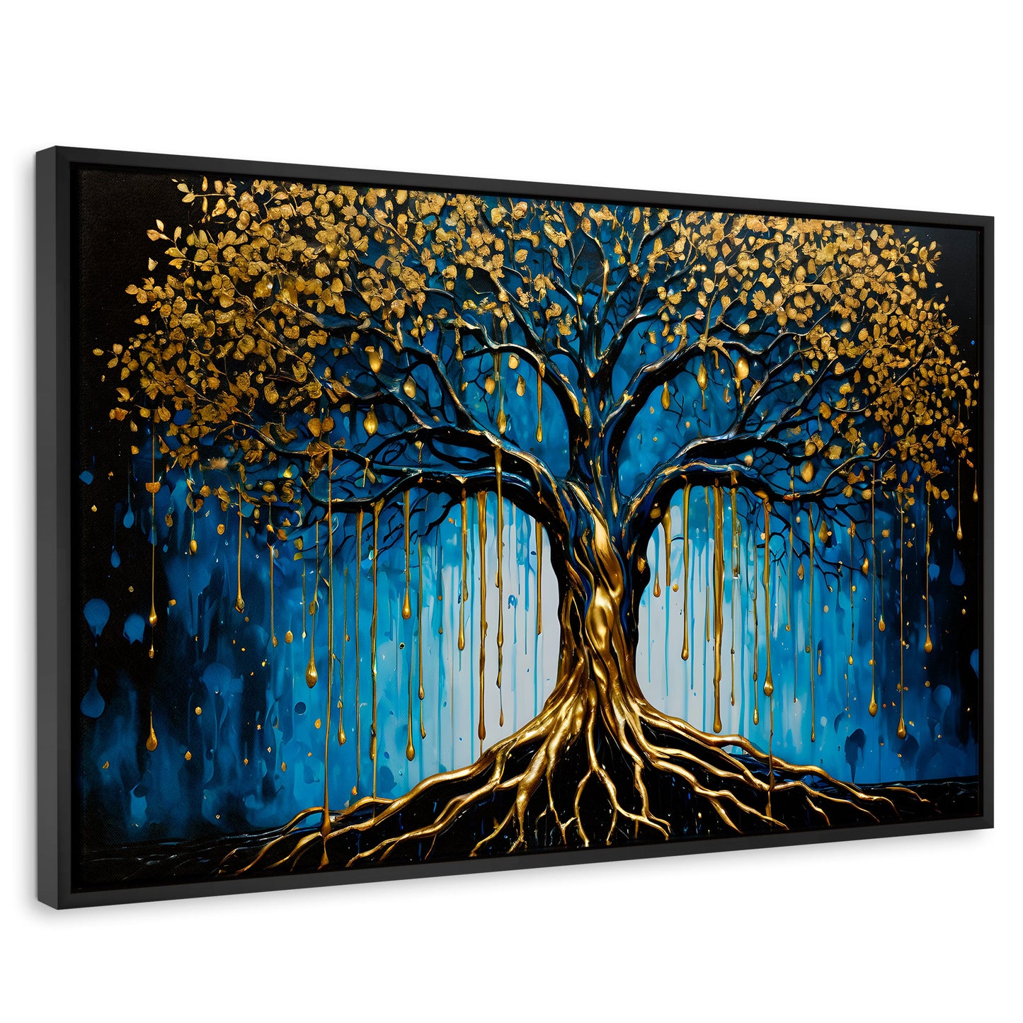 Cuadros Decorativos Canvas Revolution | Arbol Alma Dorada | Rectangular | Portada