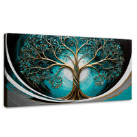 Cuadros Decorativos Canvas Revolution | Arbol Eterno Vivo | Panoramico | Portada