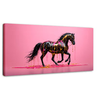 Cuadros Decorativos Canvas Revolution | Arte Equino Moderno | Panoramico | Portada | Marco SinMarco