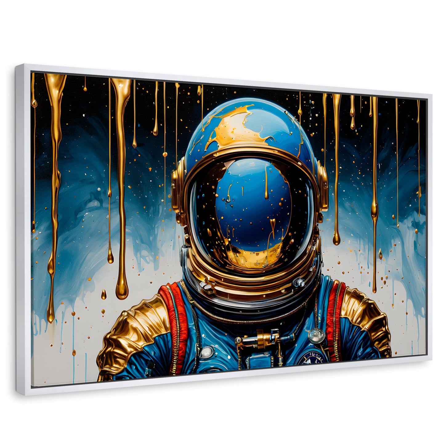 Cuadros Decorativos Canvas Revolution | Astronauta Azul | Rectangular | Portada