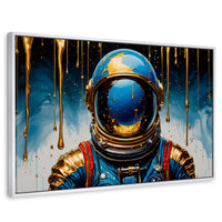 Cuadros Decorativos Canvas Revolution | Astronauta Azul | Rectangular | Portada