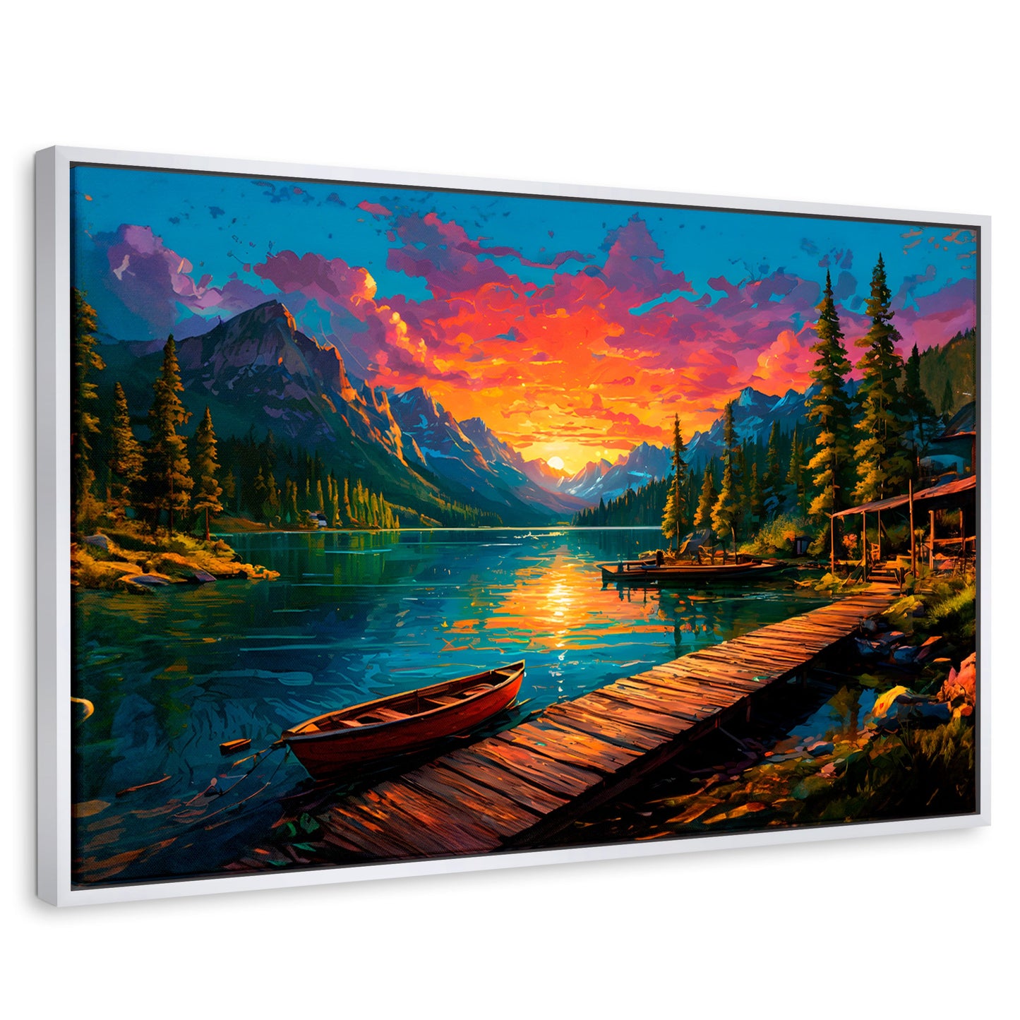 Cuadros Decorativos Canvas Revolution | Atardecer Brillante | Rectangular | Portada