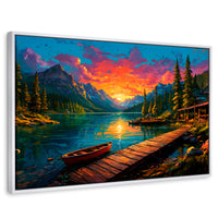 Cuadros Decorativos Canvas Revolution | Atardecer Brillante | Rectangular | Portada
