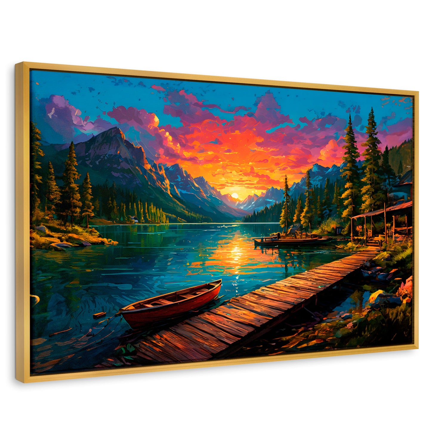 Cuadros Decorativos Canvas Revolution | Atardecer Brillante | Rectangular | Portada