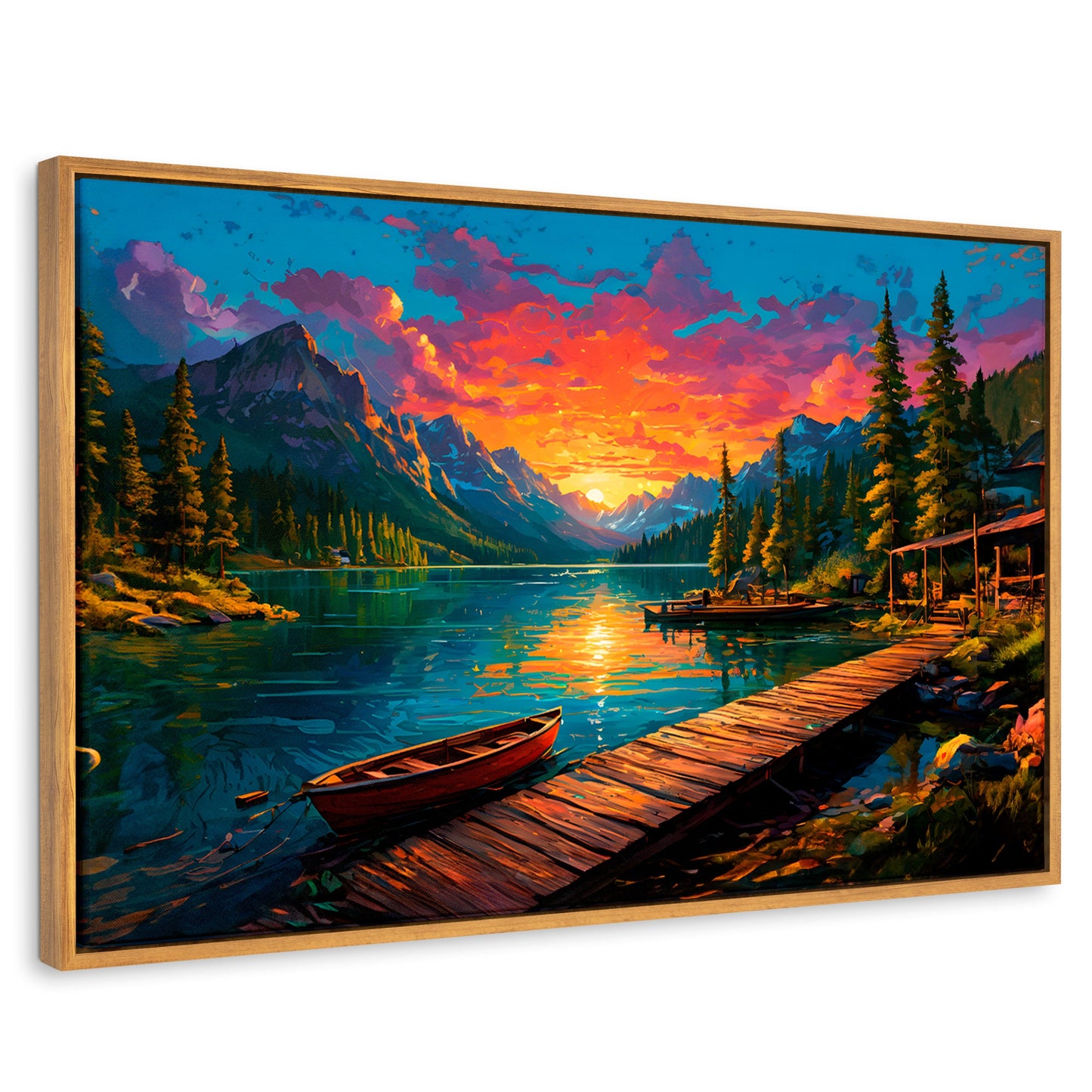 Cuadros Decorativos Canvas Revolution | Atardecer Brillante | Rectangular | Portada