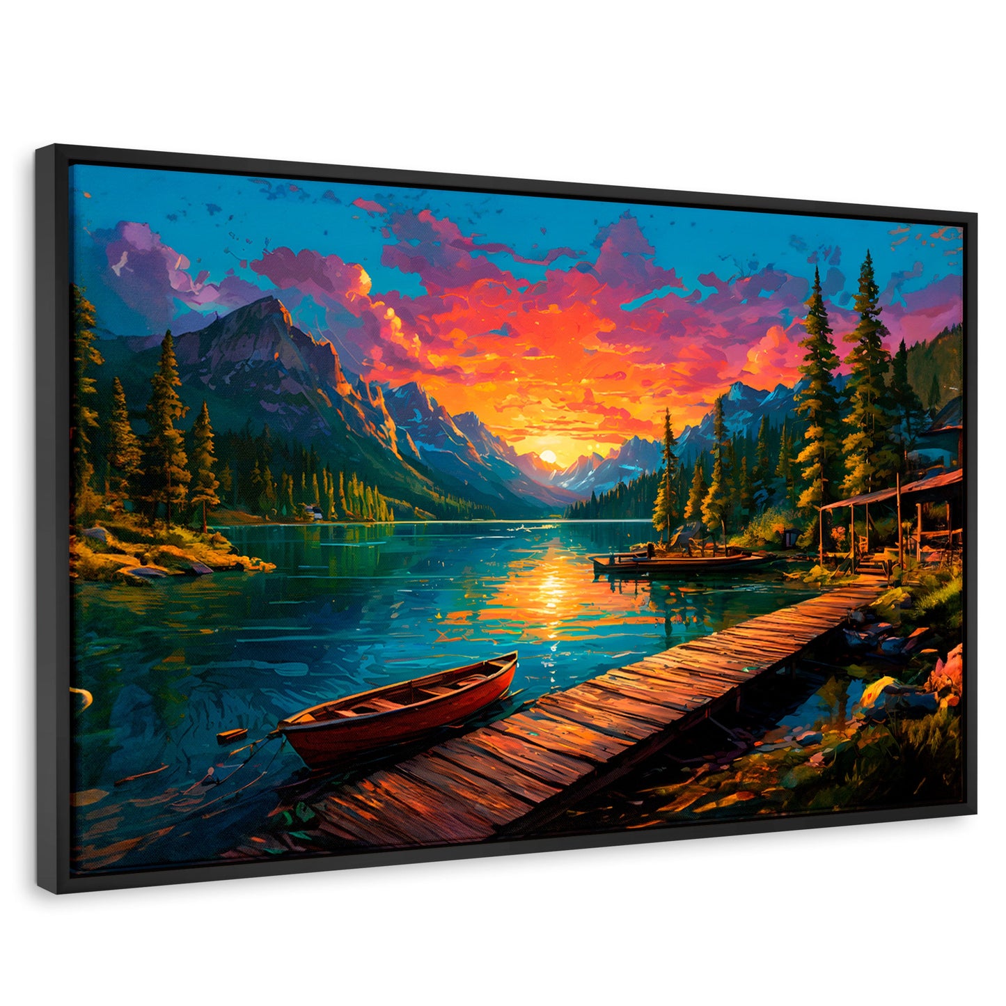 Cuadros Decorativos Canvas Revolution | Atardecer Brillante | Rectangular | Portada