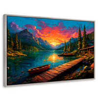 Cuadros Decorativos Canvas Revolution | Atardecer Brillante | Rectangular | Portada