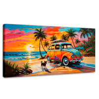 Cuadros Decorativos Canvas Revolution | Atardecer Fiel | Panoramico | Portada | Marco SinMarco