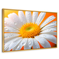 Cuadros Decorativos Canvas Revolution | Aura De Margarita | Rectangular | Portada | Marco Dorado