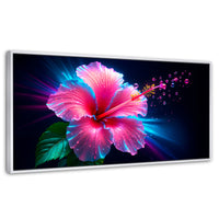 Cuadros Decorativos Canvas Revolution | Aura Hibisco Magico | Panoramico | Portada
