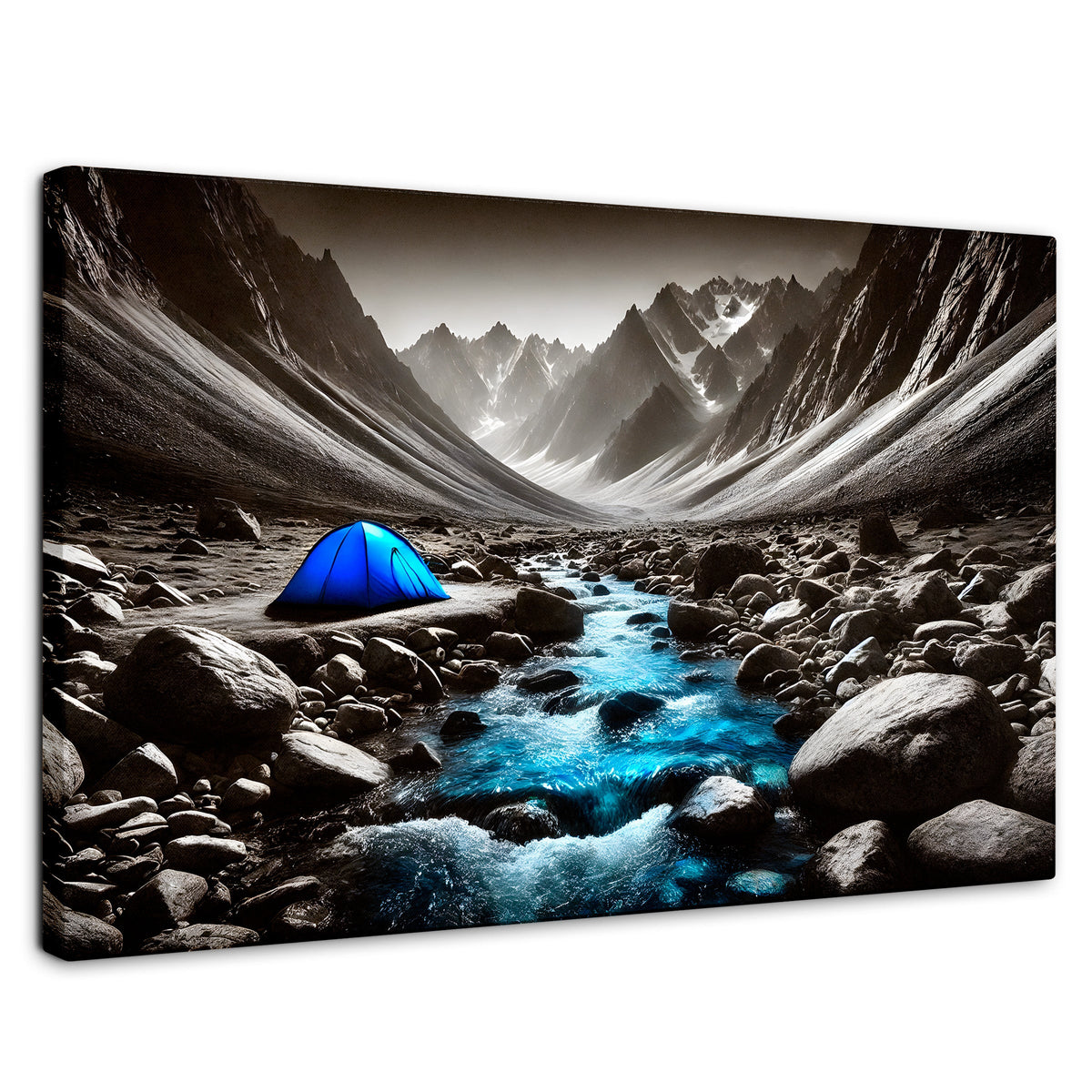 Cuadros Decorativos Canvas Revolution | Aventura Azul | Rectangular | Portada | Marco SinMarco