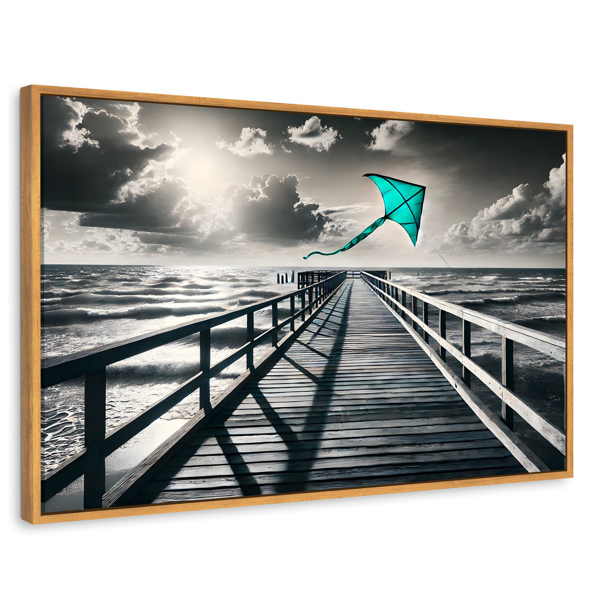 Cuadros Decorativos Canvas Revolution | Aventura En Viento | Rectangular | Portada | Marco Madera