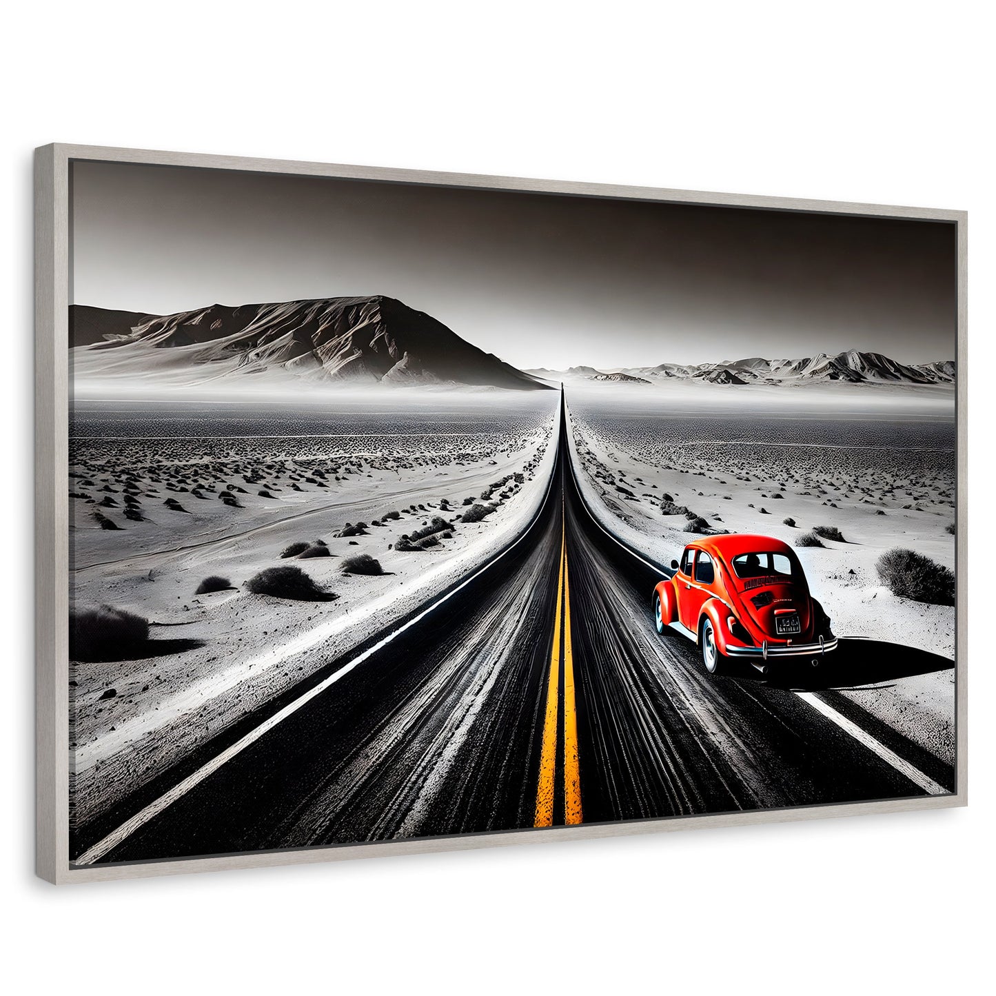 Cuadros Decorativos Canvas Revolution | Aventura Roja | Rectangular | Portada | Marco Plateado