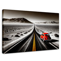 Cuadros Decorativos Canvas Revolution | Aventura Roja | Rectangular | Portada | Marco SinMarco