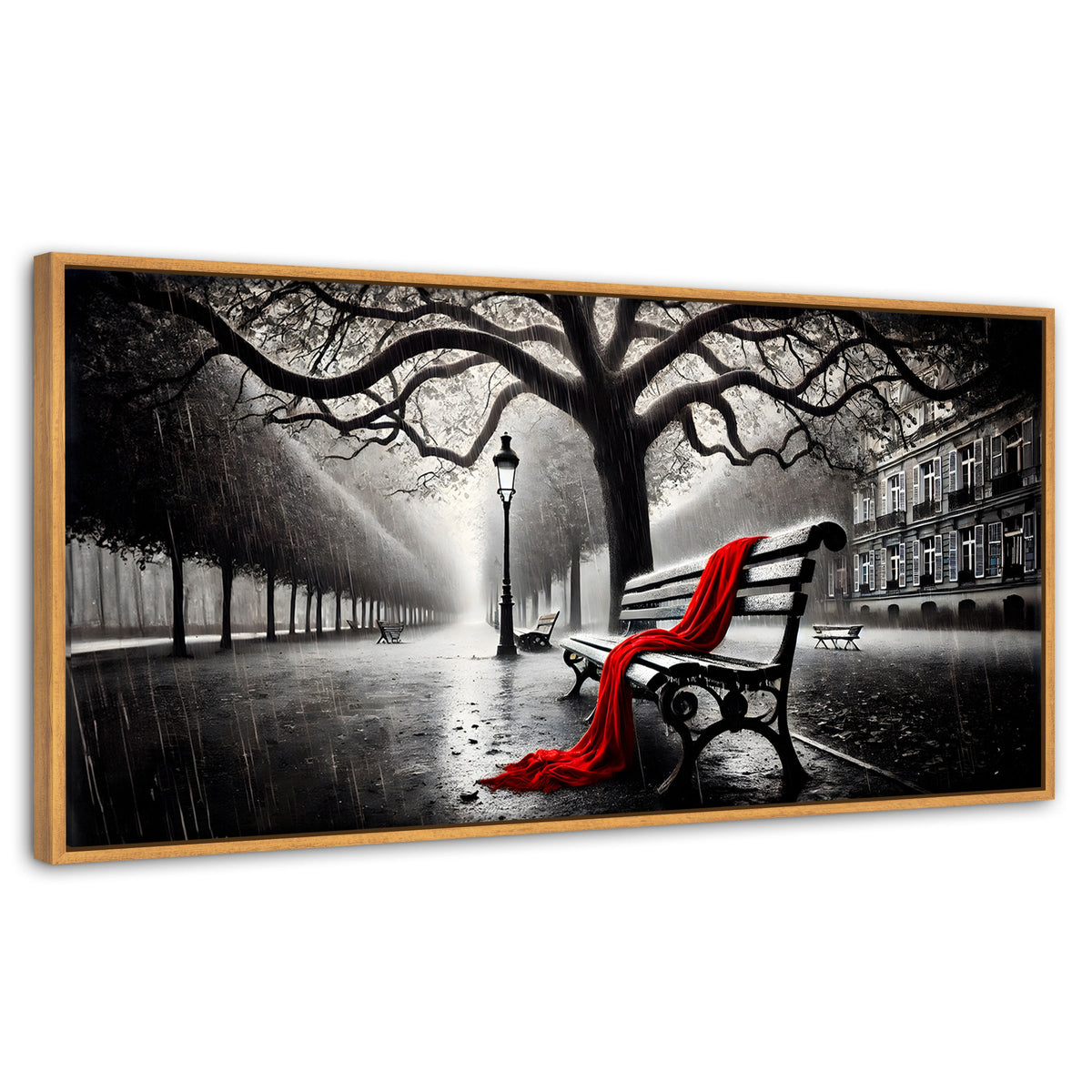 Cuadros Decorativos Canvas Revolution | Banca De Pasion | Panoramico | Portada | Marco Negro