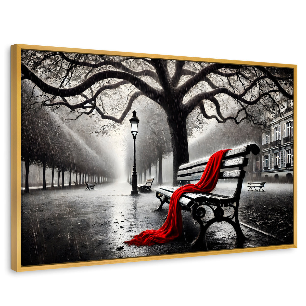 Cuadros Decorativos Canvas Revolution | Banca De Pasion | Rectangular | Portada | Marco Dorado