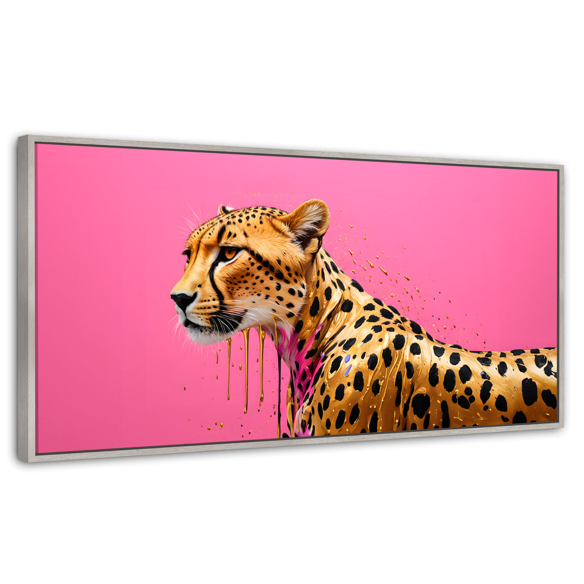 Cuadros Decorativos Canvas Revolution | Belleza Brillante | Panoramico | Portada | Marco Blanco