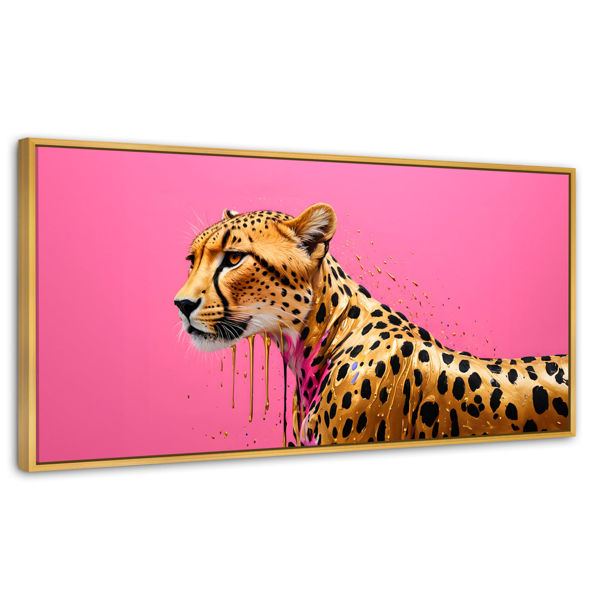 Cuadros Decorativos Canvas Revolution | Belleza Brillante | Panoramico | Portada | Marco Madera