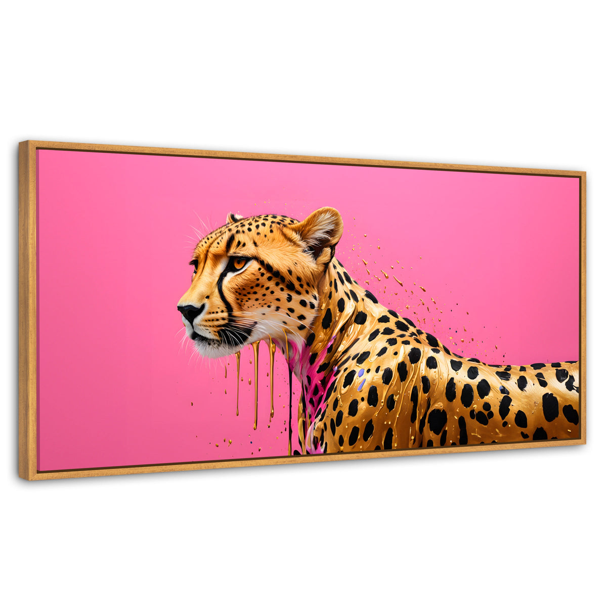 Cuadros Decorativos Canvas Revolution | Belleza Brillante | Panoramico | Portada | Marco Negro