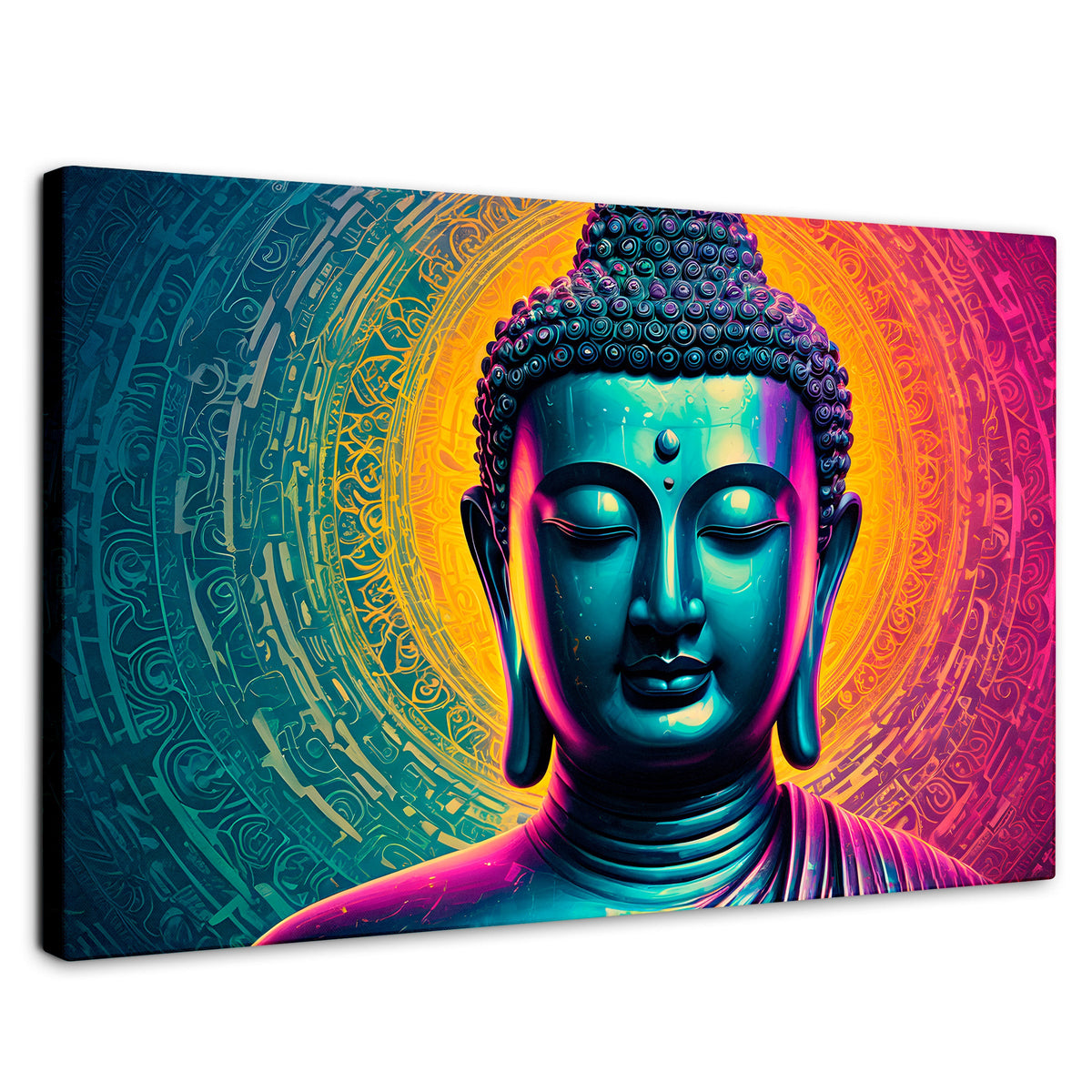 Cuadros Decorativos Canvas Revolution | Buda Sobre Universo | Rectangular | Portada | Marco SinMarco