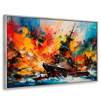 Cuadros Decorativos Canvas Revolution | Buque Explosivo | Rectangular | Portada