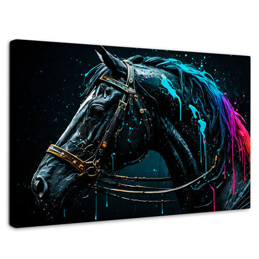 Cuadros Decorativos Canvas Revolution | Caballo Cosmico | Rectangular | Portada | Marco SinMarco