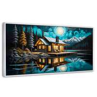 Cuadros Decorativos Canvas Revolution | Cabana En Calma | Panoramico | Portada