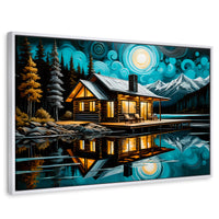 Cuadros Decorativos Canvas Revolution | Cabana En Calma | Rectangular | Portada