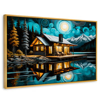 Cuadros Decorativos Canvas Revolution | Cabana En Calma | Rectangular | Portada