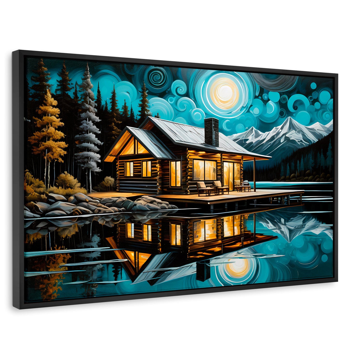 Cuadros Decorativos Canvas Revolution | Cabana En Calma | Rectangular | Portada
