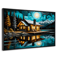 Cuadros Decorativos Canvas Revolution | Cabana En Calma | Rectangular | Portada