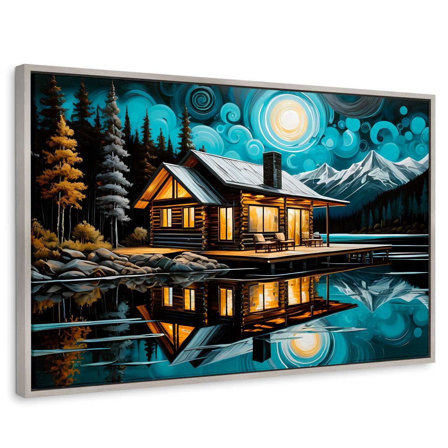 Cuadros Decorativos Canvas Revolution | Cabana En Calma | Rectangular | Portada