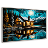 Cuadros Decorativos Canvas Revolution | Cabana En Calma | Rectangular | Portada