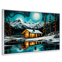 Cuadros Decorativos Canvas Revolution | Cabana Y Reflejo | Rectangular | Portada