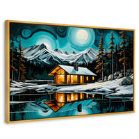 Cuadros Decorativos Canvas Revolution | Cabana Y Reflejo | Rectangular | Portada