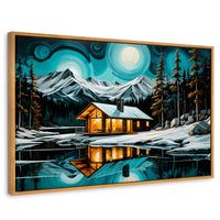 Cuadros Decorativos Canvas Revolution | Cabana Y Reflejo | Rectangular | Portada