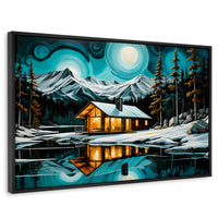 Cuadros Decorativos Canvas Revolution | Cabana Y Reflejo | Rectangular | Portada