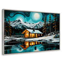 Cuadros Decorativos Canvas Revolution | Cabana Y Reflejo | Rectangular | Portada