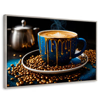 Cuadros Decorativos Canvas Revolution | Cafe Azul Celestial | Rectangular | Portada